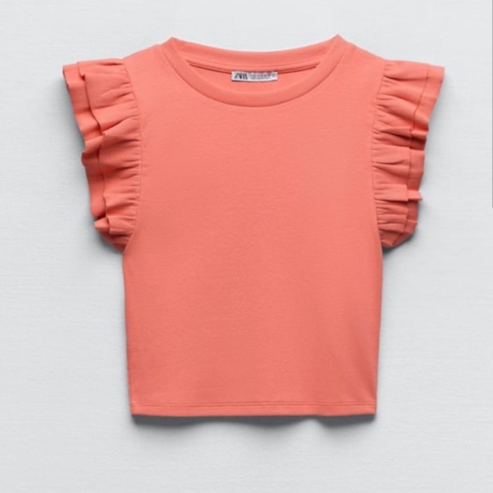 Coral sold out Zara top